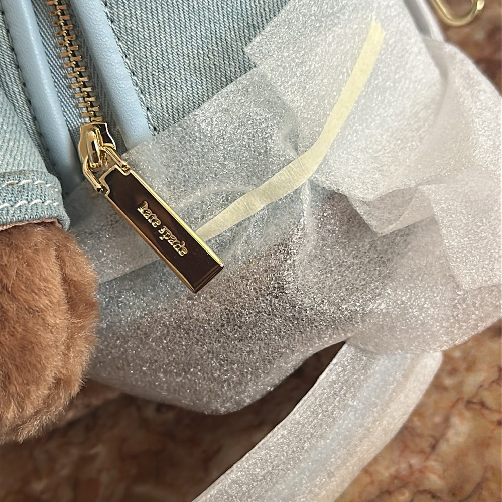 Kate Spade Denim Katey Bear Crossbody - Picture 14 of 16